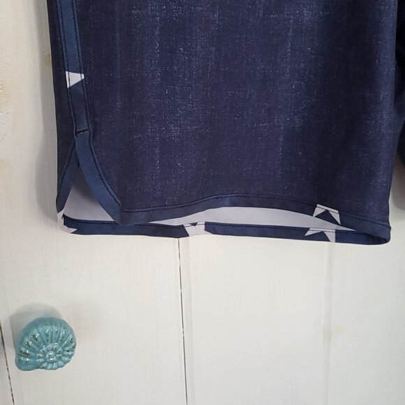 AEO Flex Stars & Stipes Means Board Swim Shorts - Picture 2 of 11